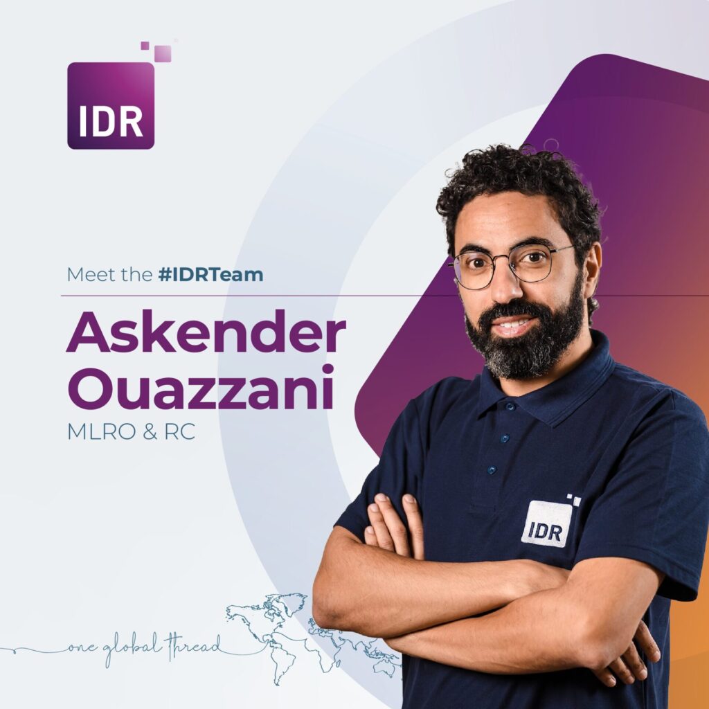 Meet the #IDRTeam – Askender Ouazzani, RC (MLRO and Compliance Officer)